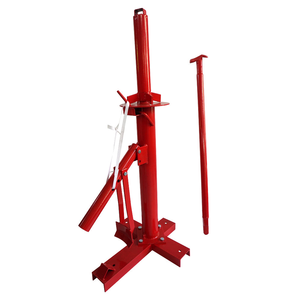 New Manual Portable Hand Tire Changer Bead Breaker Tool Mounting Home Shop Auto Red