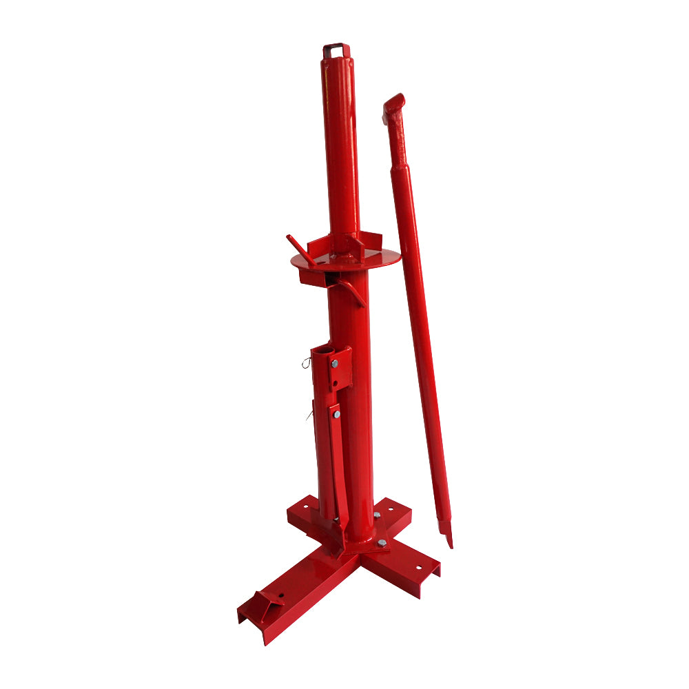 New Manual Portable Hand Tire Changer Bead Breaker Tool Mounting Home Shop Auto Red