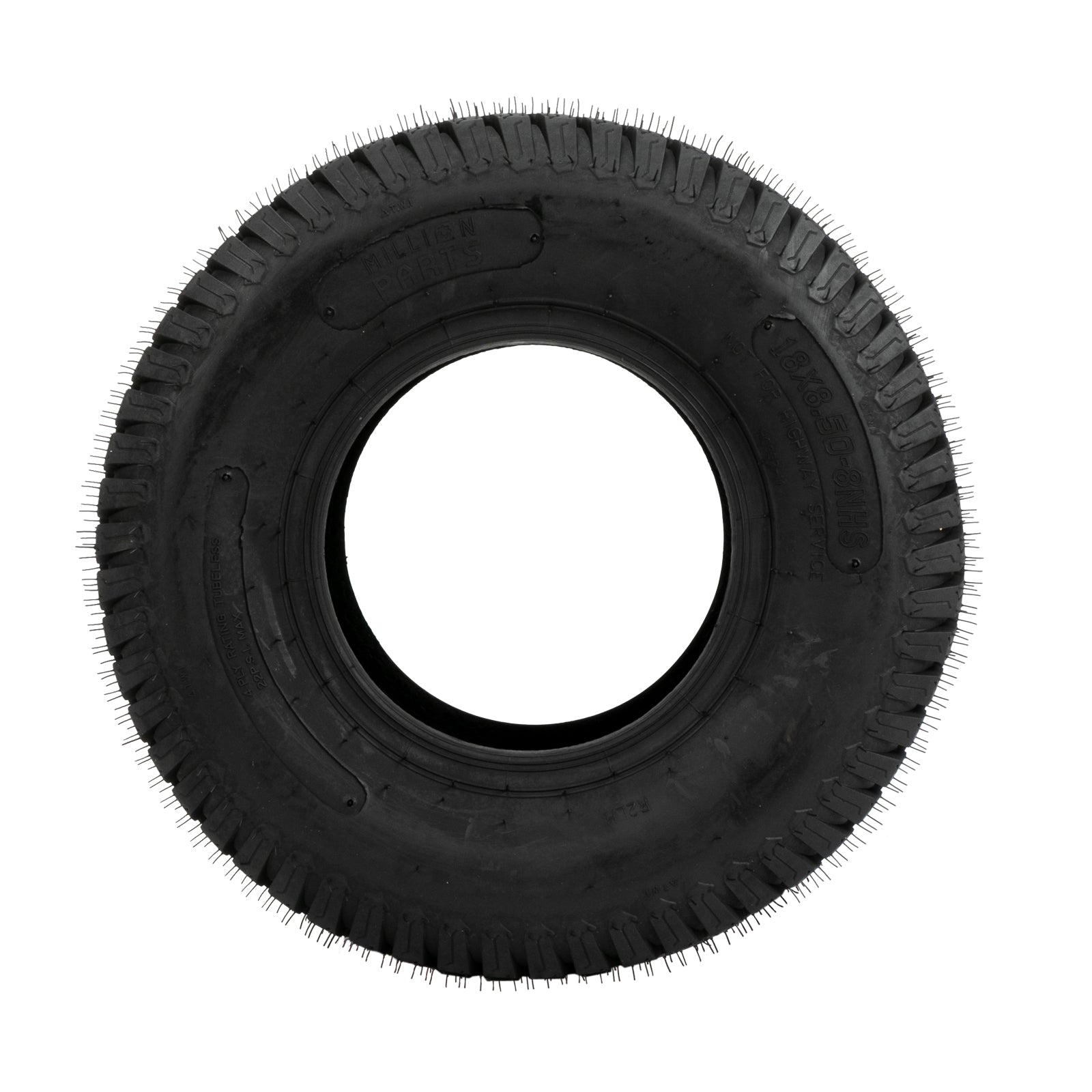 Two * 18x8.50-8 18x8.50-8 Garden Lawn Mower Turf Tires 4PR P332 PSI:22