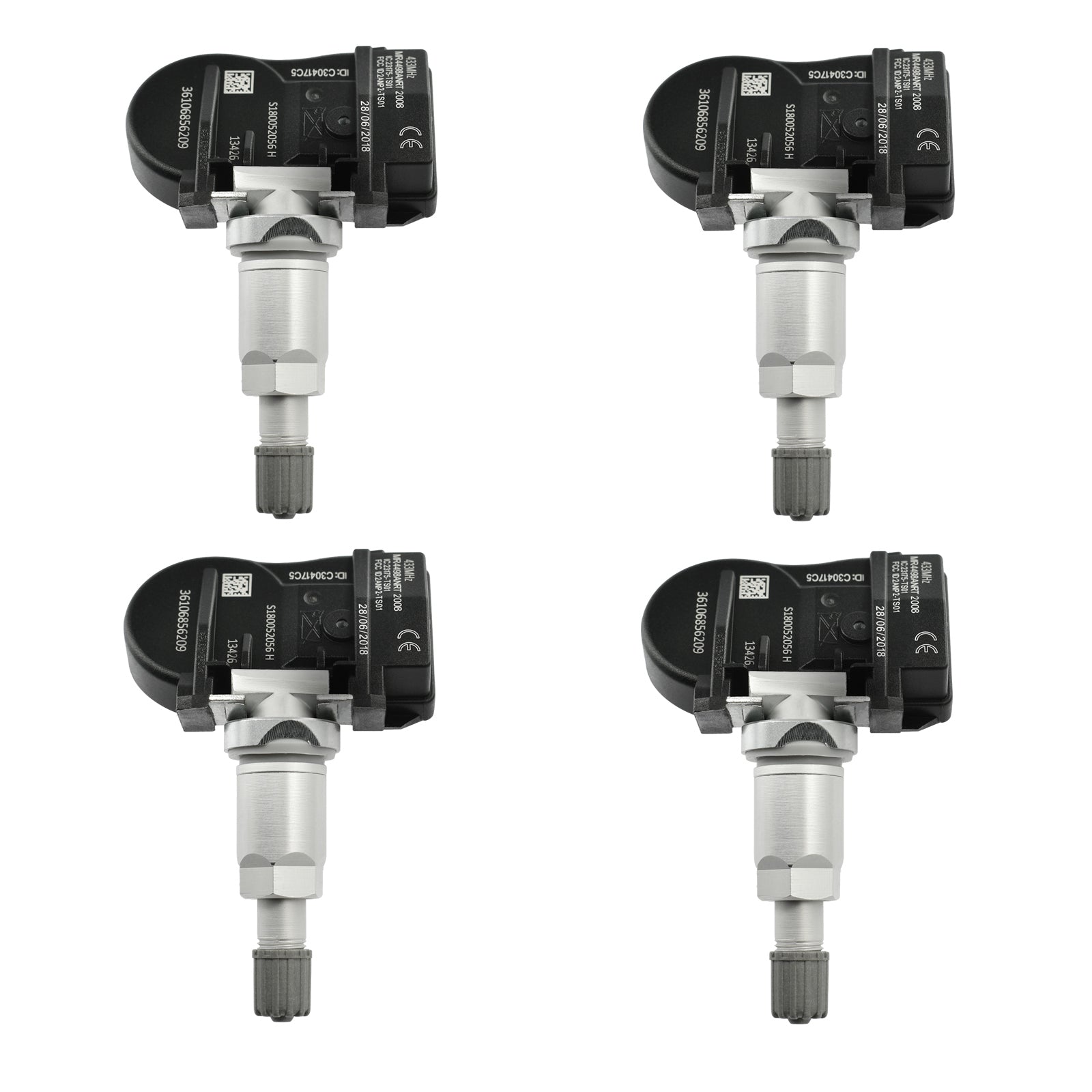 Tire Pressure 4Pcs Monitoring  Sensor for CHEVROLET CORVETTE  13581560