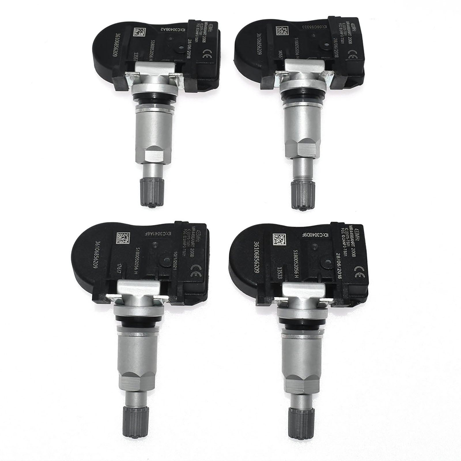 Tire Pressure 4Pcs Monitoring  Sensor for CHEVROLET CORVETTE  13581560