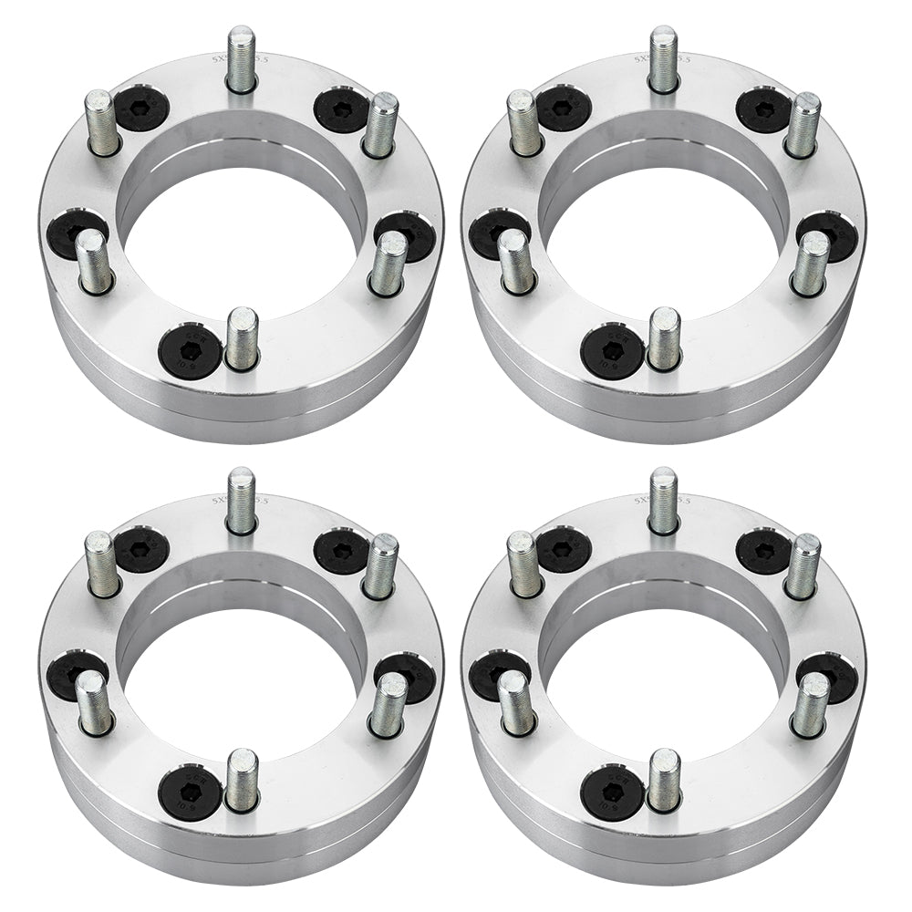 4PCS 5x5.5 To 6x5.5 | 5 To 6 Lug | 2" Thick Wheel Spacers Adapters For Ram 1500