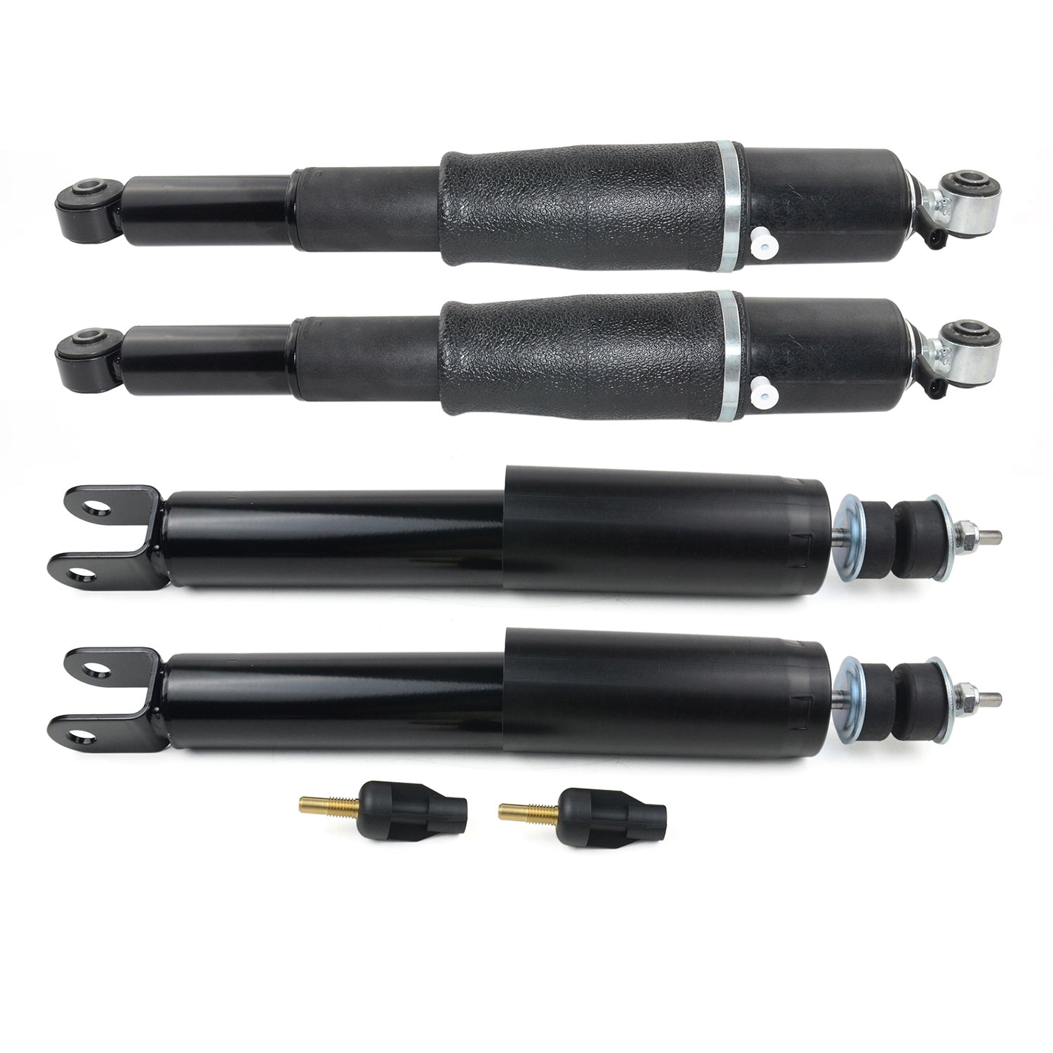 Air Suspension Struts & Shocks Front & Rear Set of 4 For Chevy Avalanche 1500 Suburban 1500 Tahoe Cadillac Escalade GMC Yukon 2000-2006 22187155 19300046