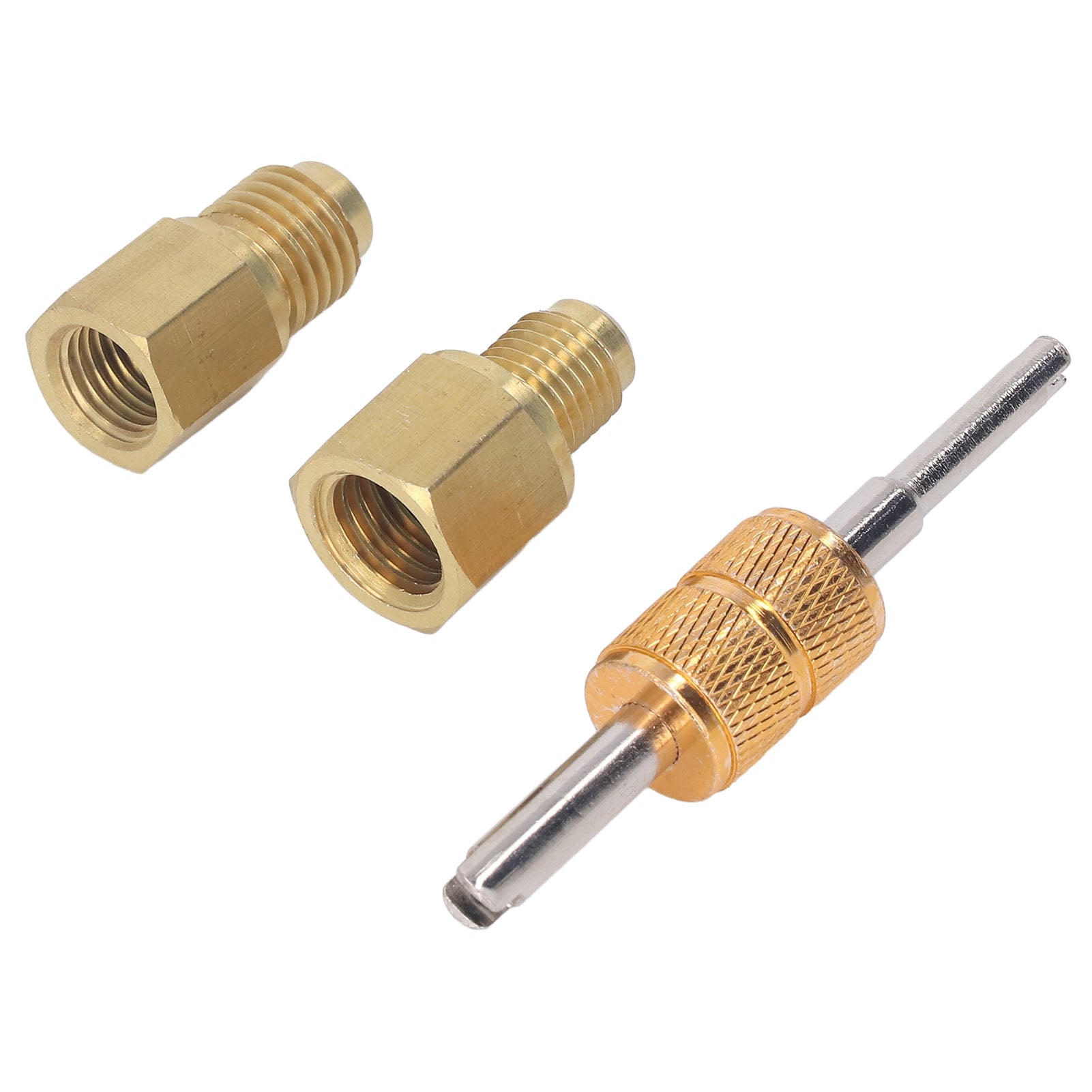 Copper Refrigerant Tank Adapter 1/2 ACME to 1/4 SAE 1/4 SAE to 1/2 ACME Refrigerant Tank Adapter Fittings