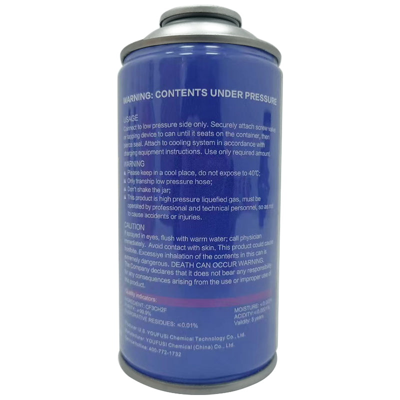 R134a Refrigerant of 1 or 12 Cans