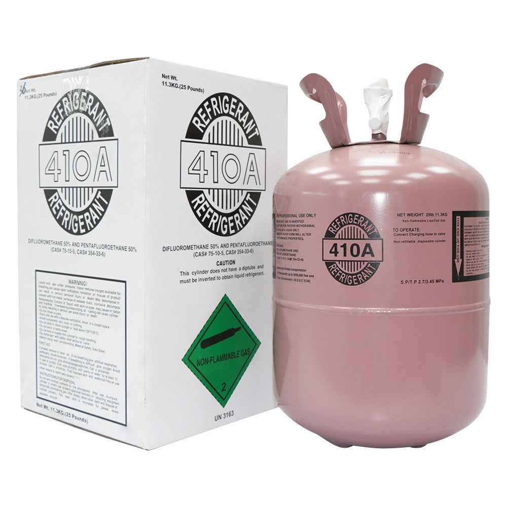 Wholesale Deal R410A Refrigerant  Tank Cylinder Refrigerant for Air Conditioners 25LB (5cans)