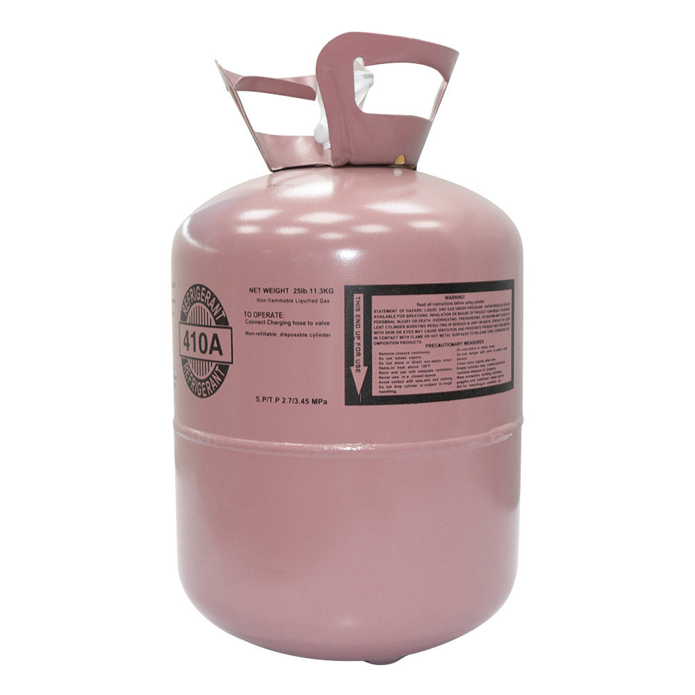 (Shipping in at least 1 month) 25LB Steel Cylinder Packaging R410A Tank Cylinder Refrigerant for Air Conditioners